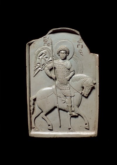 聖ジョルジョのカメオ：ビザンチン作品 作： Byzantine School